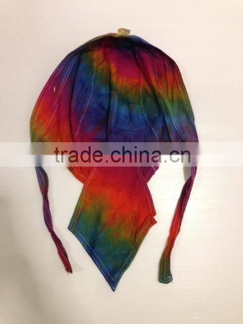 Tie dye Hippie handmade Hat