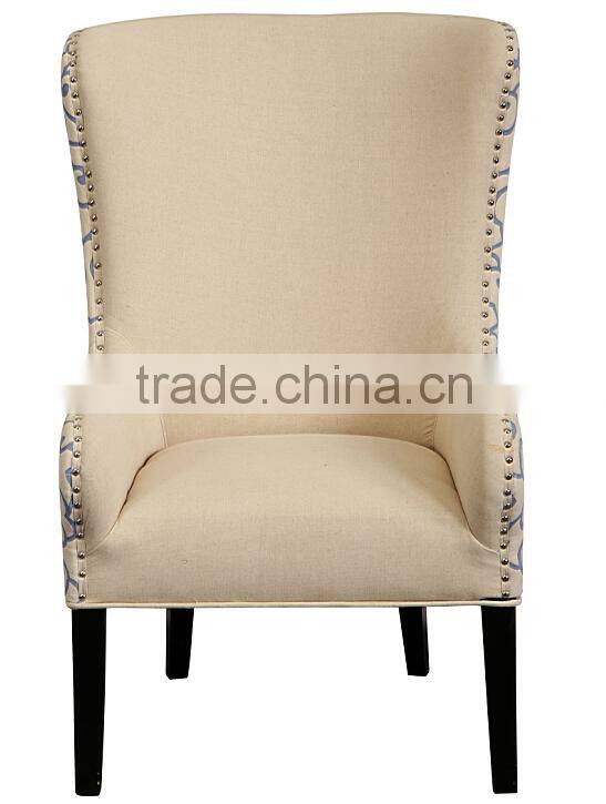 Natural Fibres Wooden Modern Upholstery Chair