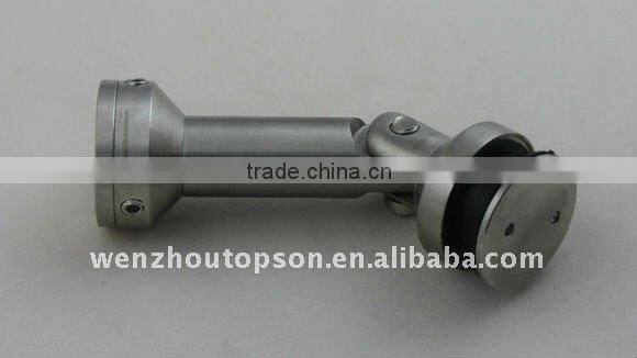 Glass wall connector hardware