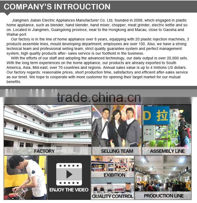 JL-B315 Plastic Material Electric Juicer and Blender