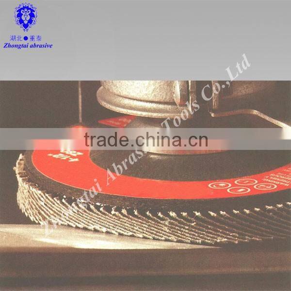 16#-120# 4''-7'' silicon carbide grooved sand disc/abrasive disc