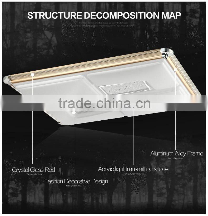 2016 high quality modern ceiling light 520X520mm 30W to 60W