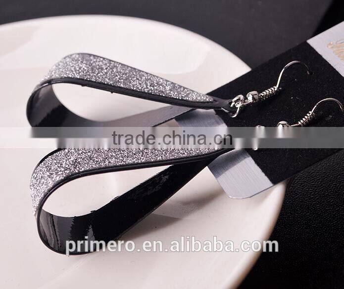 Fashion Punk Girl Dangle Earrings Valentine's Day Gift Silver Gold Black 3 Colors