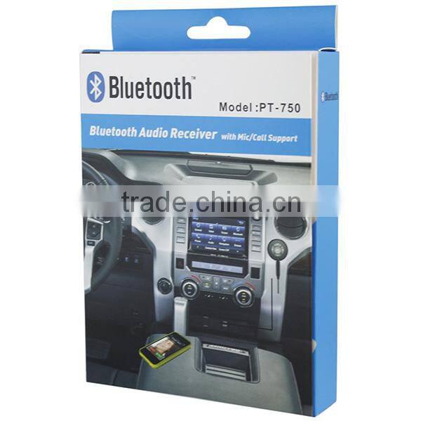 Wireless AUX Bluetooth Music Receiver Hands-free Car Kit Adapter