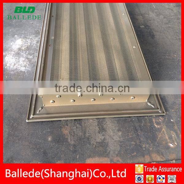 waterproof exterior louver in wall