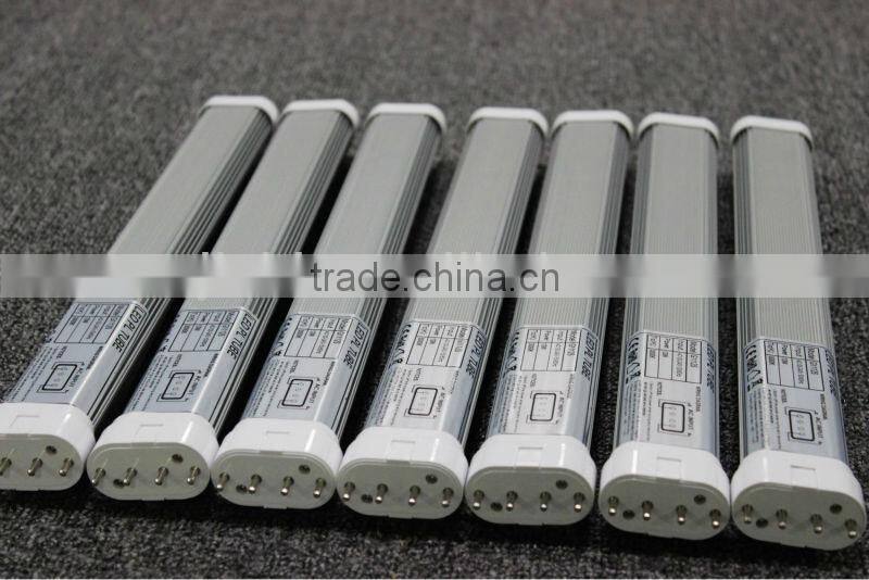 Golden supplier 4 pin plug in 15w pll led tube 2G11 LED