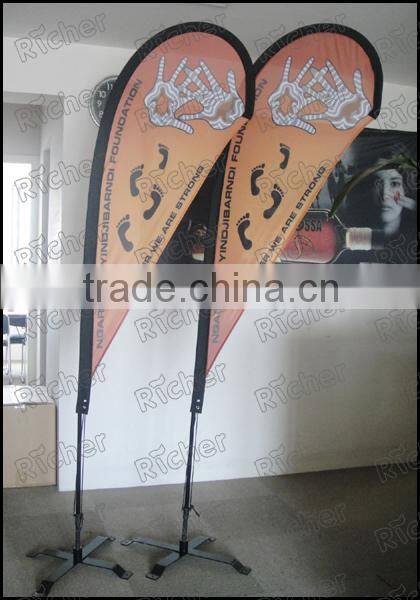 Customized Knife flag/beach banner/feather flag flying banner