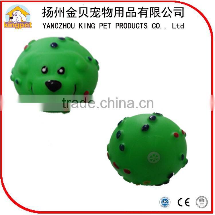 Customized design rubber squeaky pet toy sounding dog hedgehog