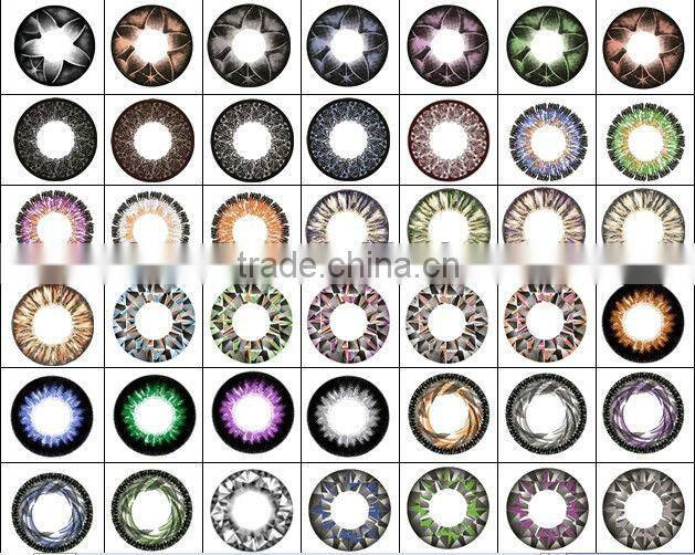 Sexy yellow cat eye crazy contact lens so cool contact lenses