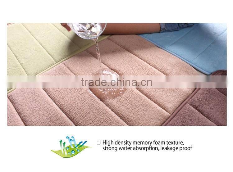 Thick Coral fleece memory cotton living room floor rugs of super soft and gentle feet touching