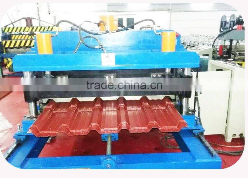 Nice design promotional color/glazed steel tile machine