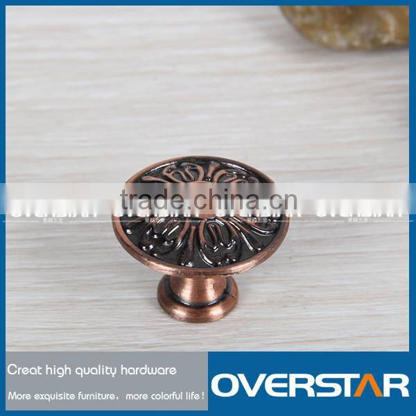 Zinc Alloy Antique Wooden Kitchen Cabinet Door Knob