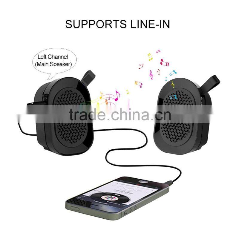 2016 New Style Wireless Mini LED Super Bass Stereo Portable Bluetooth Speaker for MP3 Smartphone PC Tablet Laptop