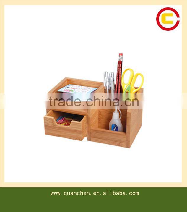 unique Bamboowood pen desk set