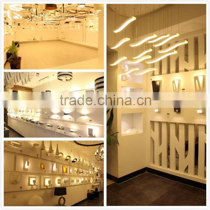 Concise table lamps with Brown Fabric shade From Guzhen facotry MT4027S