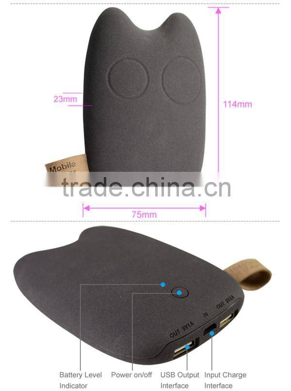 Powerful 7800mah phone charger 18650 battery power bank for iphone