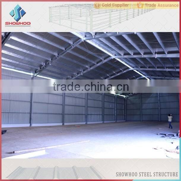 construction design steel structure low cost prefab warehouse