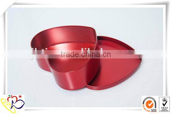 new product gift boxes for wedding/heart shape tin