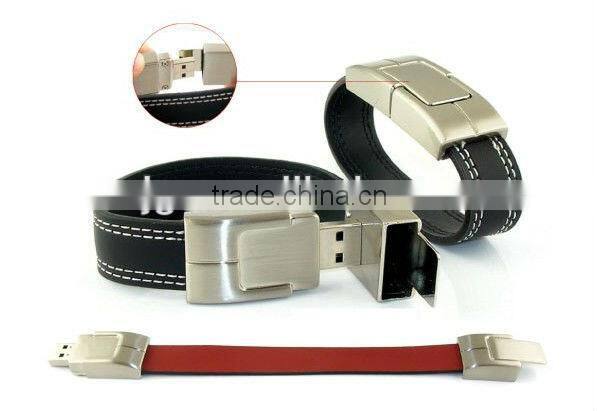 High Speed Leather USB Flash Drive,Bracelet USB Flash Drive