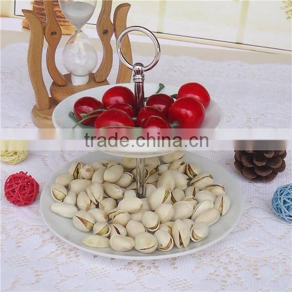 2015 new product factory directly ceramic cake stand, 3 tiers ceramic cake stand