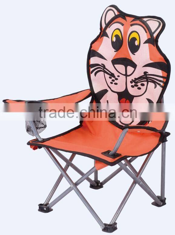 Animal cartoon picture printing folding kid's camping chair