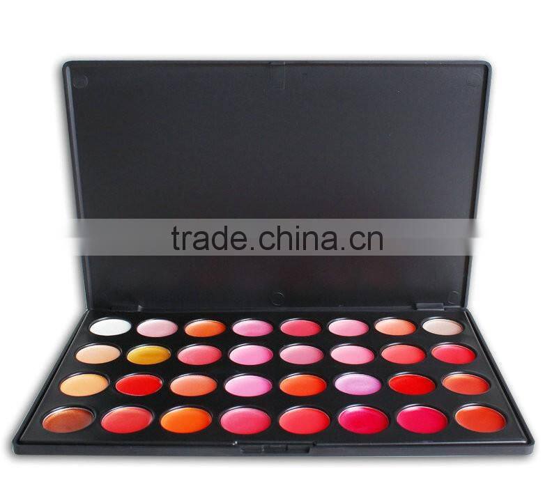 High Quality 32 Colors Lip Gloss Palette Makeup Lipstick Palette Lipgloss Cosmetic Set