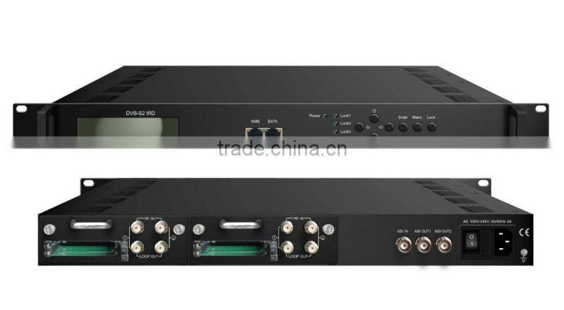 QPSK/8PSK Satellite Receiver with CCAM, MPEG-2/H.264 Satellite Receiver