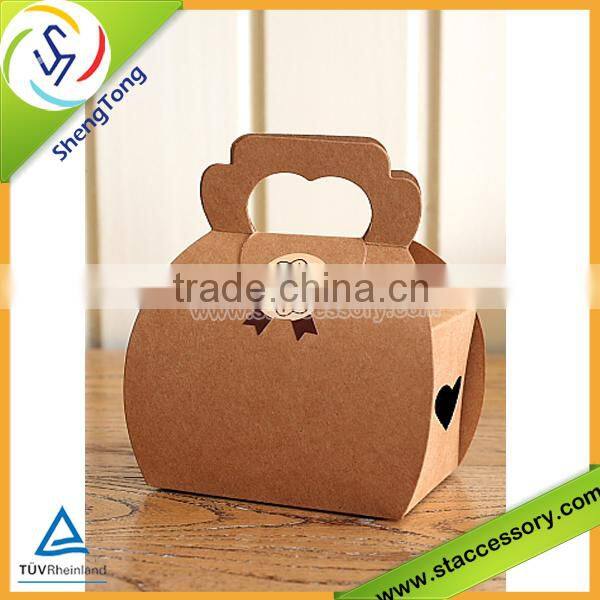 new design high quality recycled kraft paper box