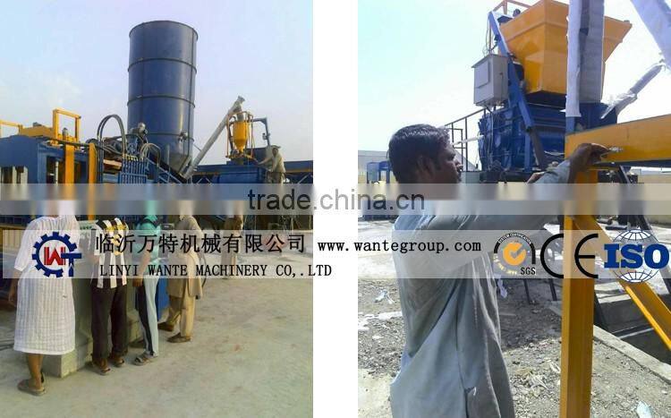 WANTE BRAND China product QT8-15 fully automatic block making machine line with high capacity in Oman
