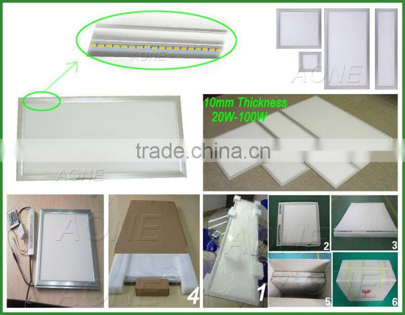 Rcetangle Downlight Super Thin 80Ra 3w to 120 watt AC85 - 265V SMD LED Panel Light SAA CE RoHs