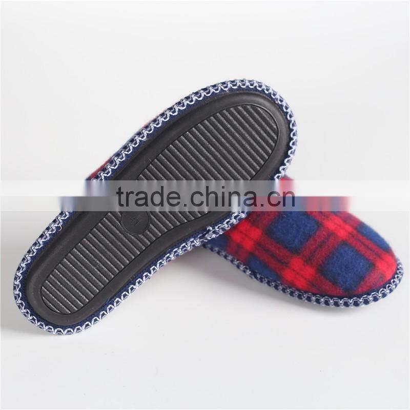Woman and man single-faced brushed indoor slipper