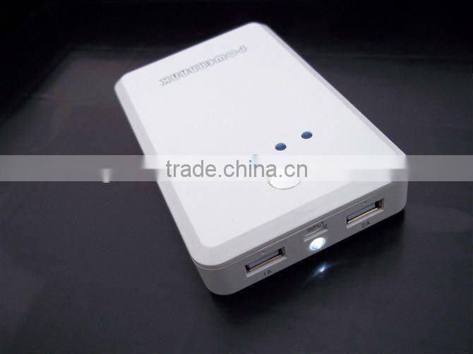 9300mAh big capacity power bank induction charged battery pack powerful external backup power supply for ipad