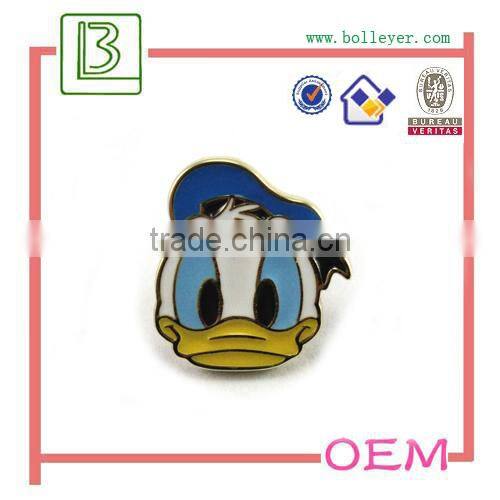 Custom Metal mini clothing badge Ribbon Lapel Pin