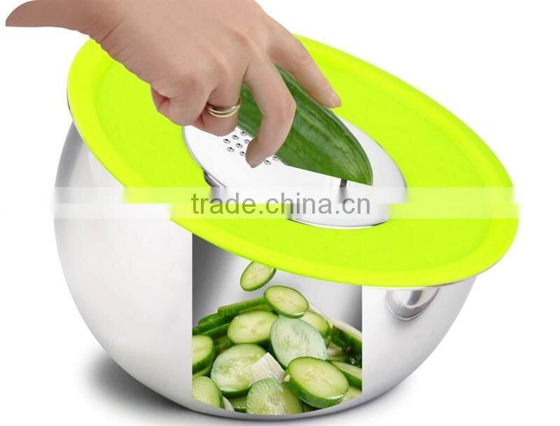2014 new arrival multifunctional commercial vegetable slicer/ginger garlic vegetable chopper/manual vegetable slicer