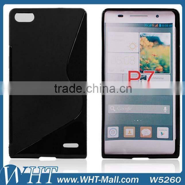 New Matte S Line TPU Soft Back Case for Huawei Ascend P7