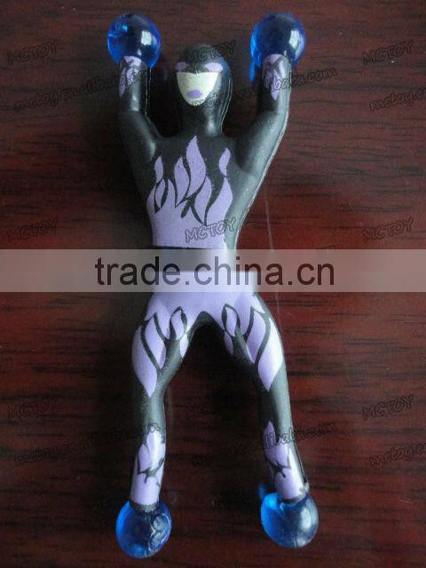 Hotsale sticky gummy spider-man toy wall climbing spiderman toys baby boy toy spiderman figure Chrismats Gifts 2pcs/blister card