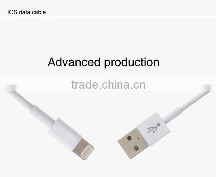 Wholesale Manufacturer High Speed 8 Pin MFI Certified Charging Data USB Cable For Apple iPhone,iPAD(ICB01)