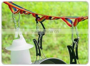New Hot sale 2m camping lanyard outdoor lanyard color lanyard rainbow camping daisy chain