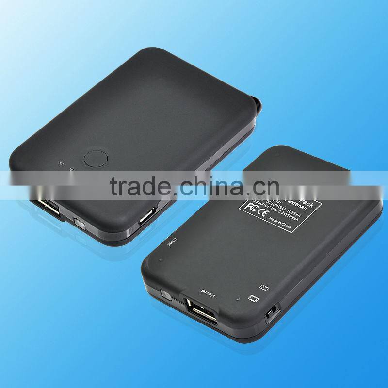 2000mAh portable Power Pack for iPhone/iPod/Galaxy S2&S3/Blackberry/HTC/Mobile phone/PSP/NDS...