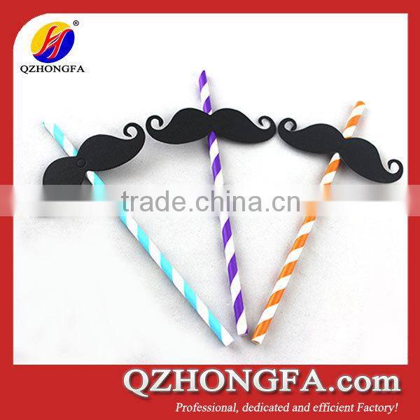 High Quality Funny Paper Drinking Straw with Logo Printing