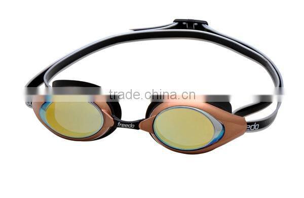 OEM Yingfa mirror coated swimming goggles with anti-fog