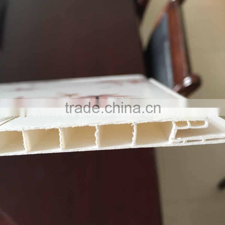 hot stamping foiled and beautiful PVC ceiling and wall panel in China