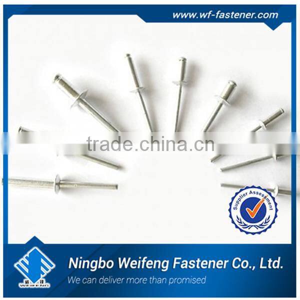 Supply all kinds of fastener products 316 stainless steel blind rivet made in china hardware fastener zhejiang manufacturer