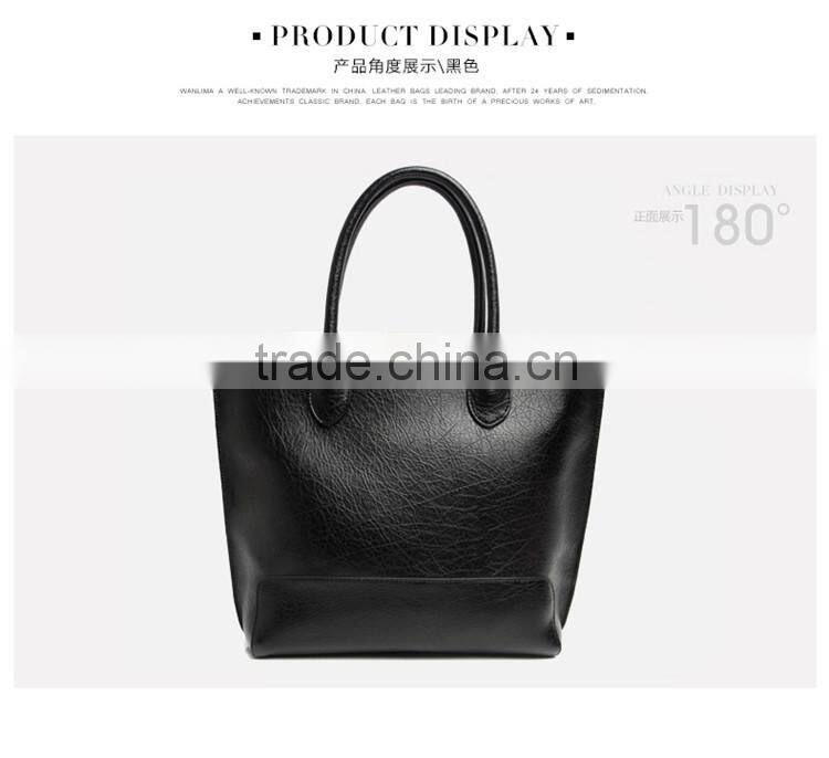 2015 Wholesale ladies fashion casual big bag portable big brand woman handbag