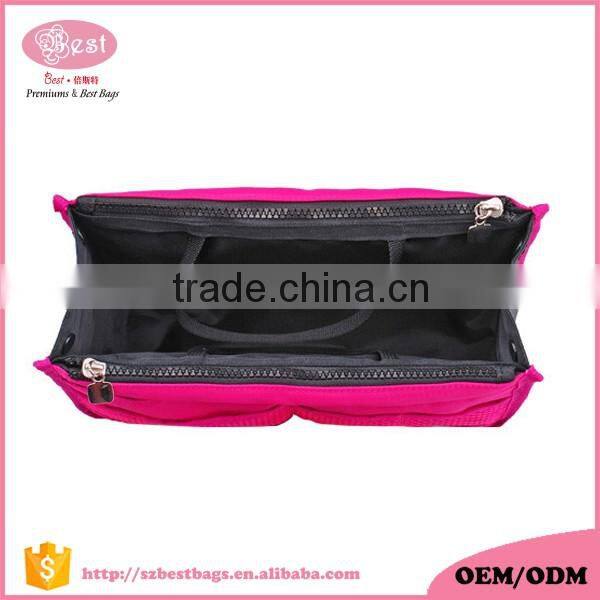 2016 Hot Sell Outdoor Travel Organizer Bag Folding Women Travelling Nylon Cosmetic Bag