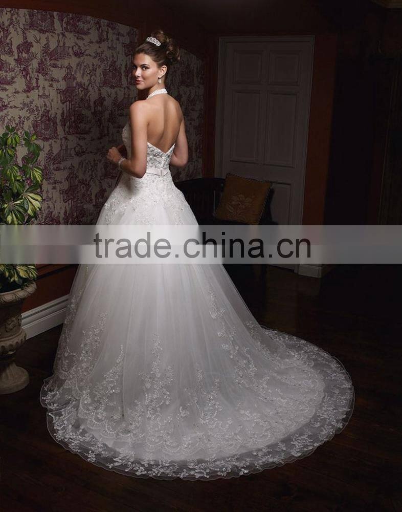 Wholesale new designs princess wedding gowns