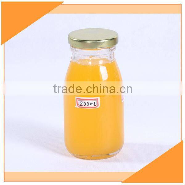 200ml Clear Milk Baby Glass Bottles