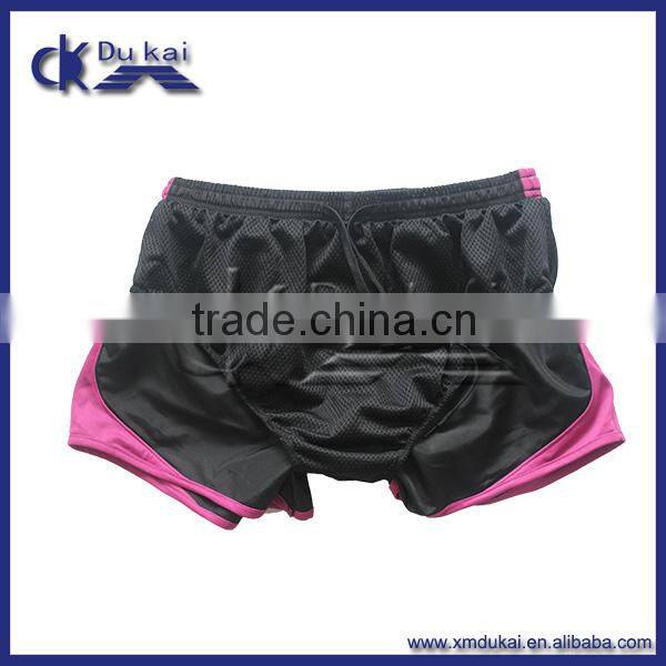 womens Peach skin velvet fabric mesh linning shorts