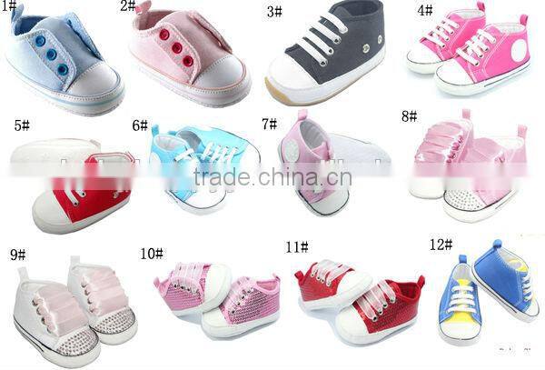 china supplier blue denim high-top canvas baby sneaker shoes