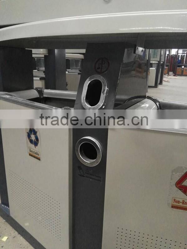 New series solar energy scrolling light box and recycling waste can